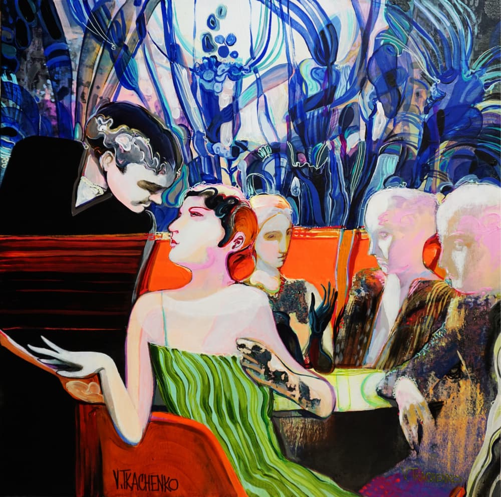Elegant Opera Night by Victor Tkachenko — canvas wall art