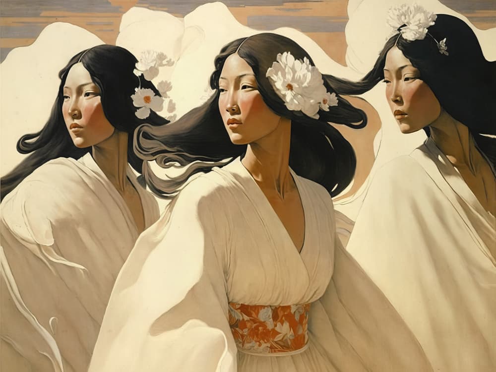 Dance of the Muses by Treechild — canvas wall art