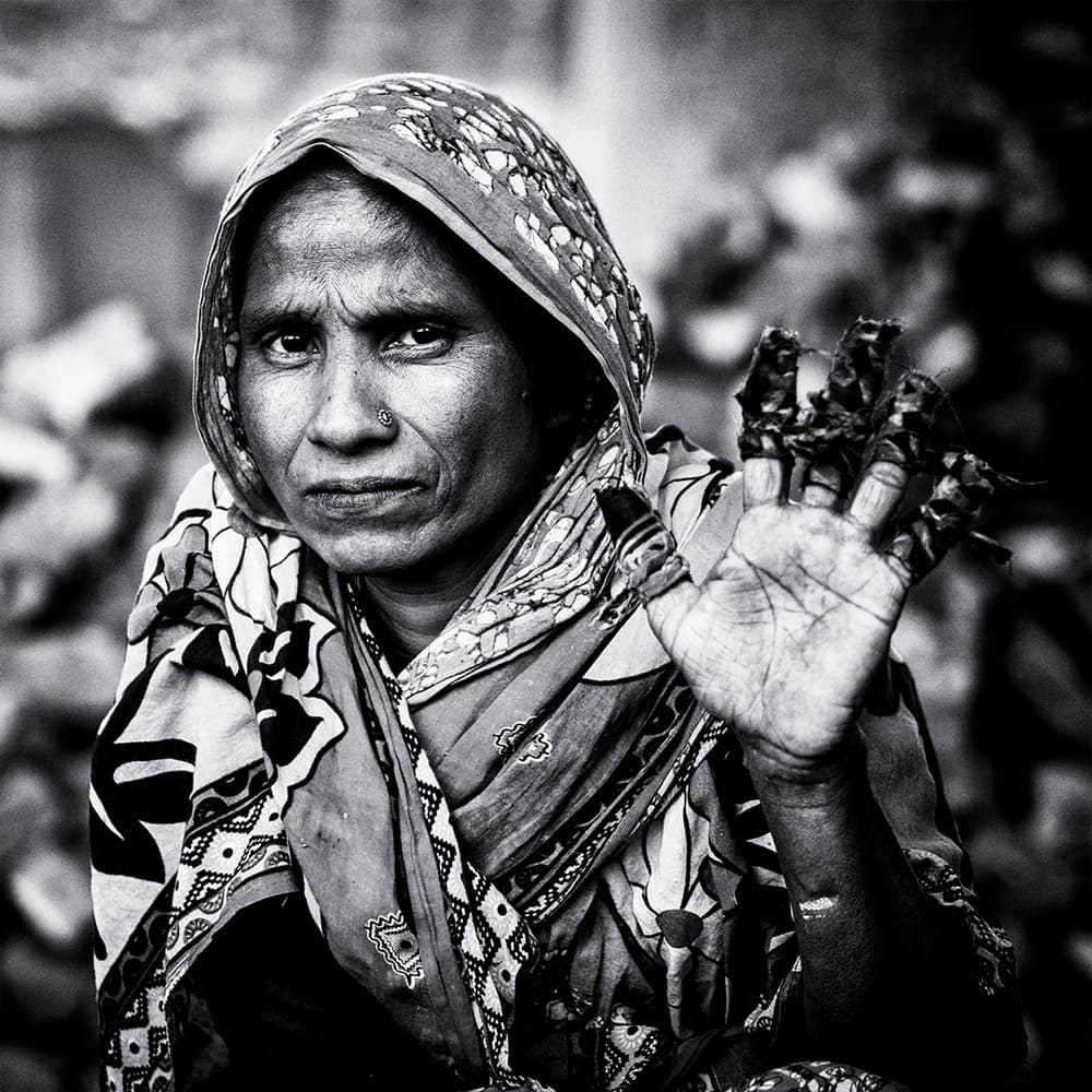 Woman's Working Hand by Marcel Rebro — canvas wall art
