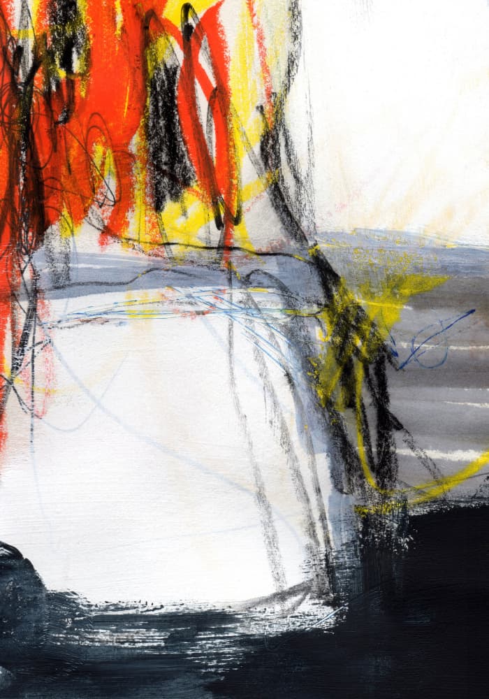 Vibrant Abstract Strokes by uplusmestudio — canvas wall art