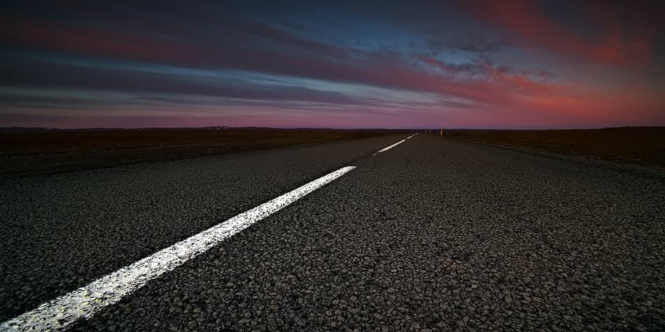 Open Road Horizon by Raymond Hoffmann — canvas wall art
