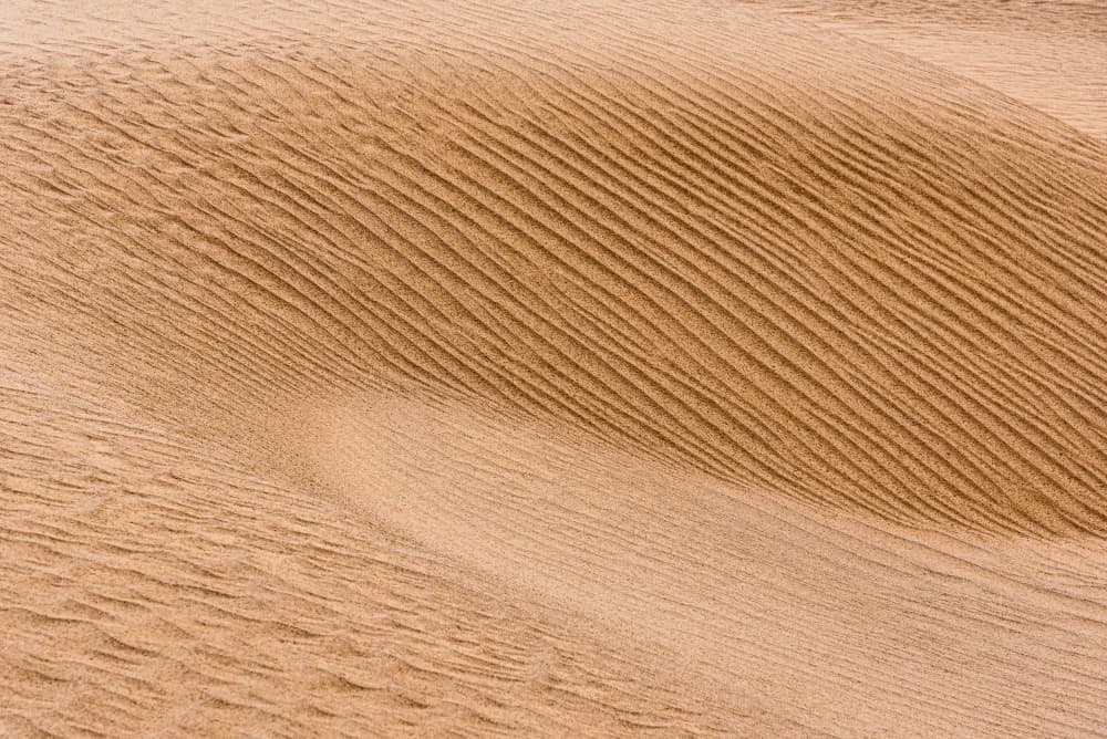 Golden Sand Ripples by Photolovers — canvas wall art