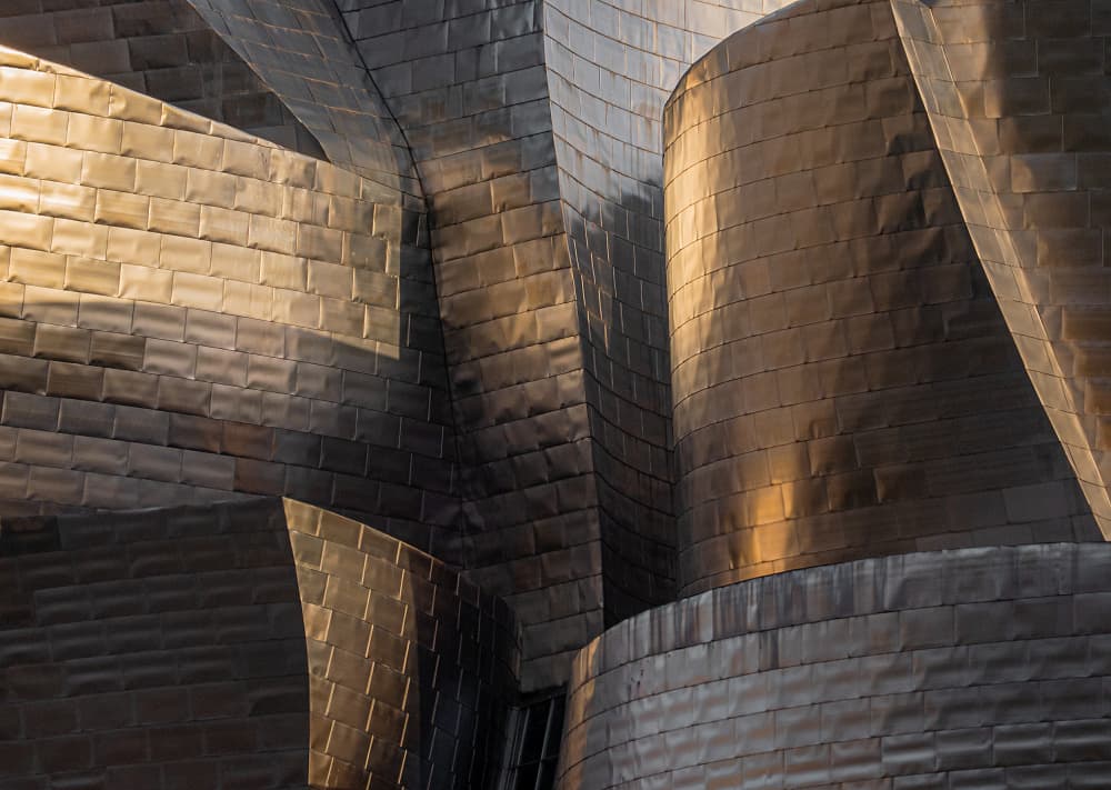 Sleek Metal Curves by Adolfo Urrutia — canvas wall art