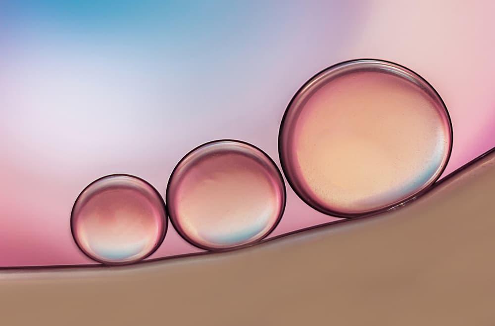 Dreamy Gradient Spheres by Hazem Swidan — canvas wall art