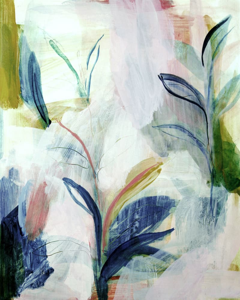 Soft Abstract Foliage by Gemma Bardot — canvas wall art