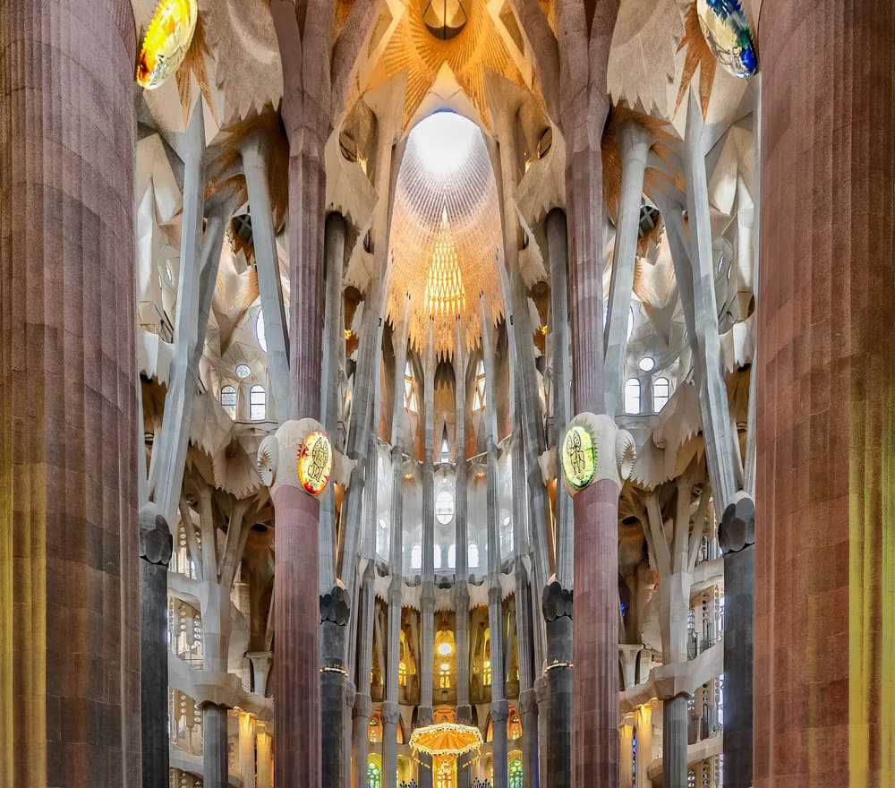 Soaring Church Interior by Wayne Pearson — canvas wall art