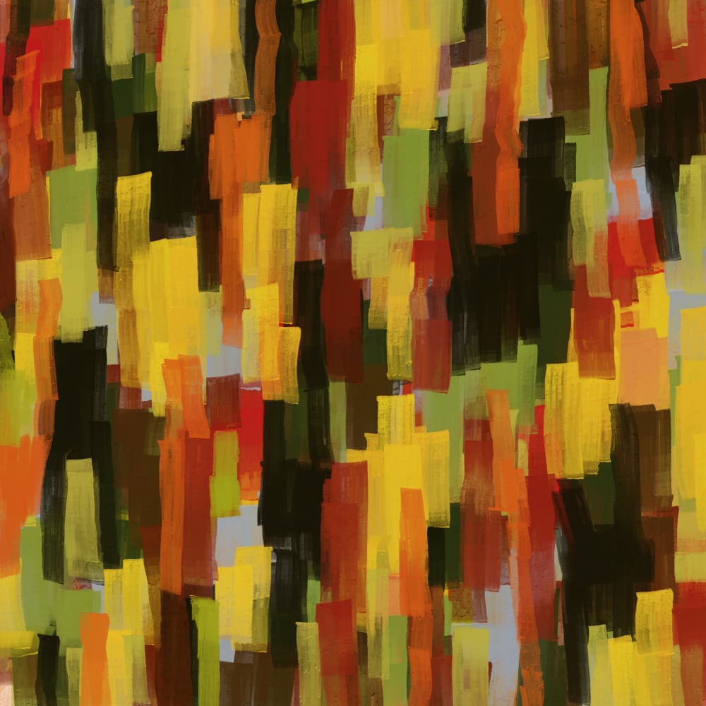Vibrant Color Blocks by MANSI SAXENA — canvas wall art