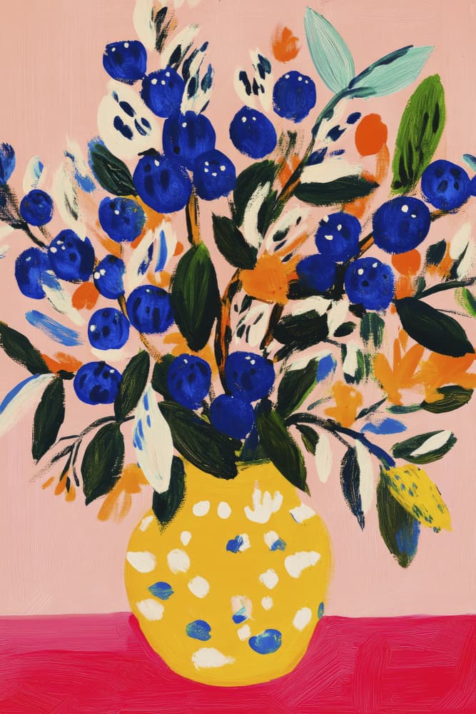 Blooming Joy by Treechild — canvas wall art