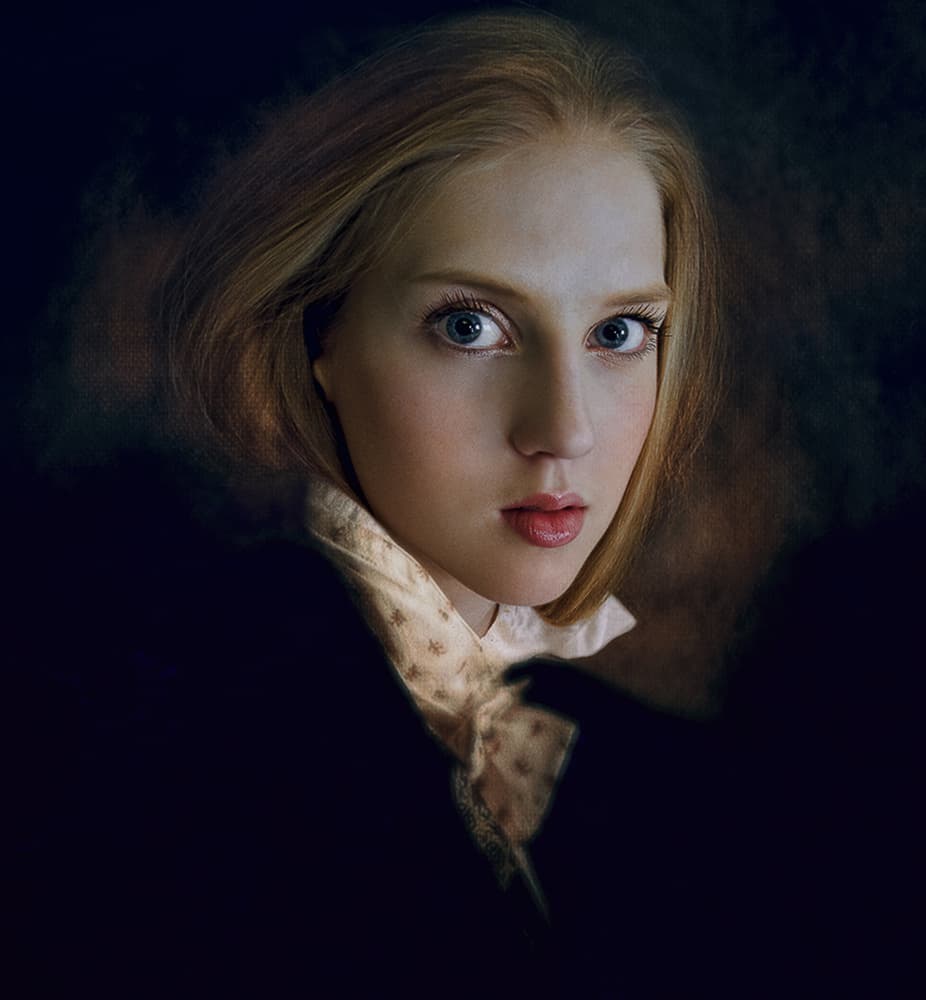 Renaissance Woman Portrait by Svetlana Melik-Nubarova — canvas wall art
