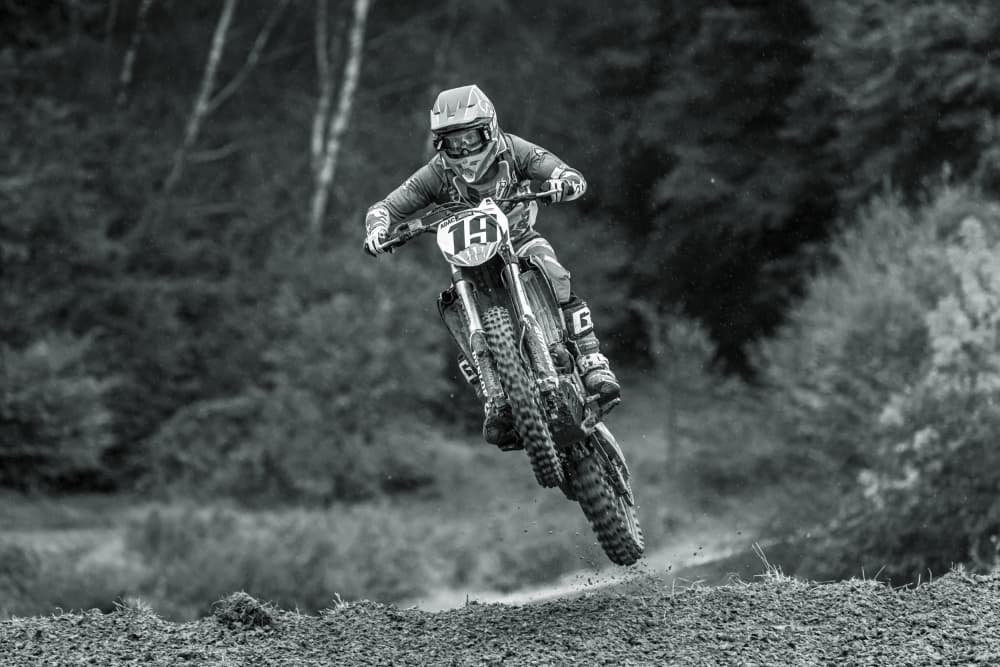 Motocross Jump Action by Dmitry Stepanov — canvas wall art