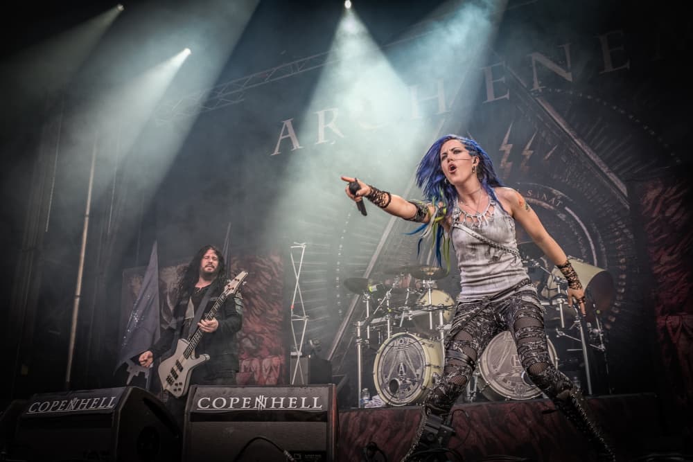 Live Metal Band Performance by Stefan Nielsen — canvas wall art
