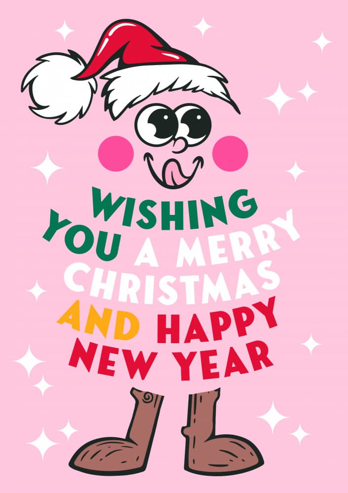 Whimsical Christmas New Year by Alina Shulhouskaya — canvas wall art