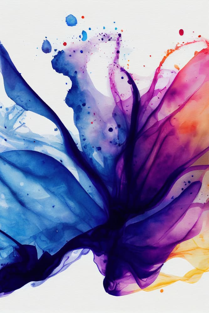 Vibrant Abstract Flow by Mauro — canvas wall art