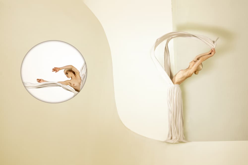 Ethereal Silk Grace by Christine von Diepenbroek — canvas wall art