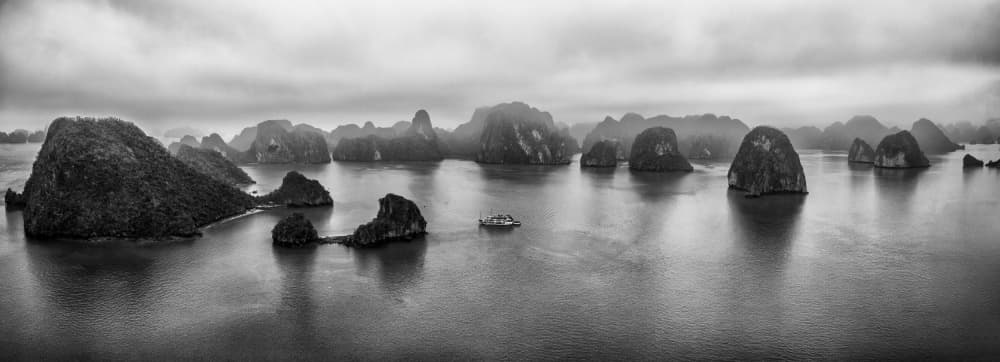 Dramatic Ha Long Bay by Angel Villalba — canvas wall art