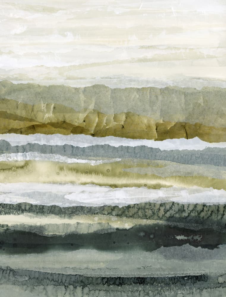 Muted Landscape Layers by Lara Eckerman — canvas wall art