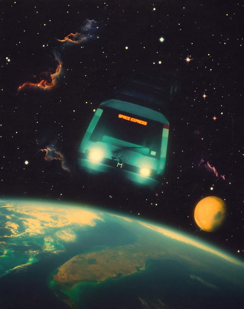 The Space Express by Taudalpoi — canvas wall art