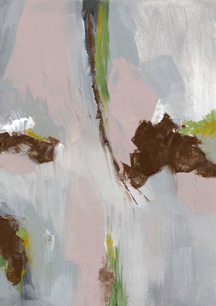 Gentle Abstract Strokes by Nikita Jariwala — canvas wall art