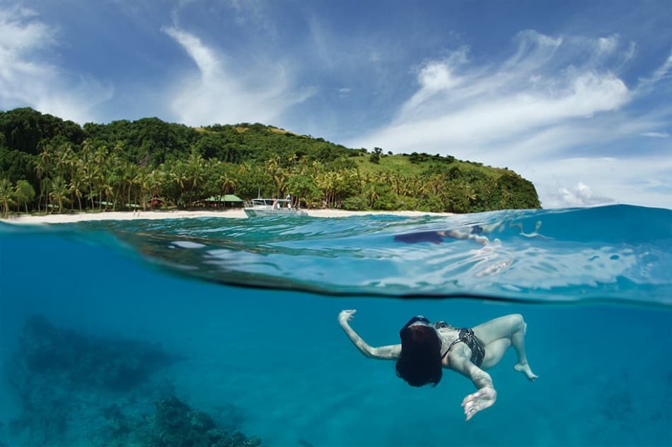 Underwater Beach Serenity by Andrey Narchuk — canvas wall art