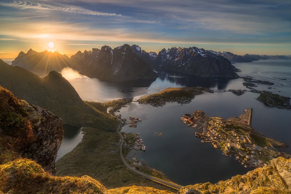 Lofoten Golden Hour by Ludwig Riml — canvas wall art