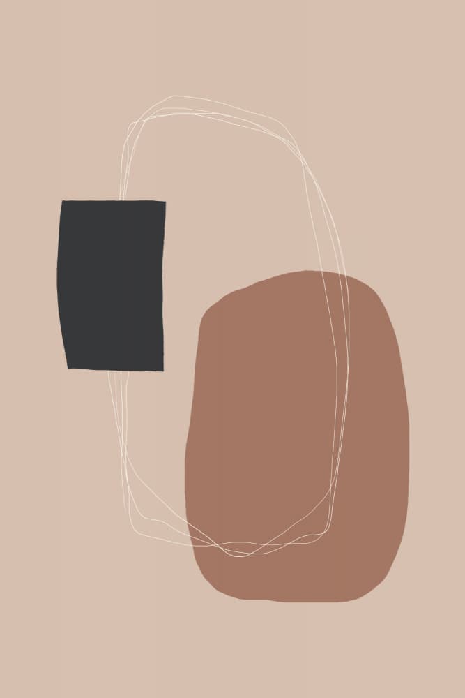 Minimalist Geometric Shapes by uplusmestudio — canvas wall art