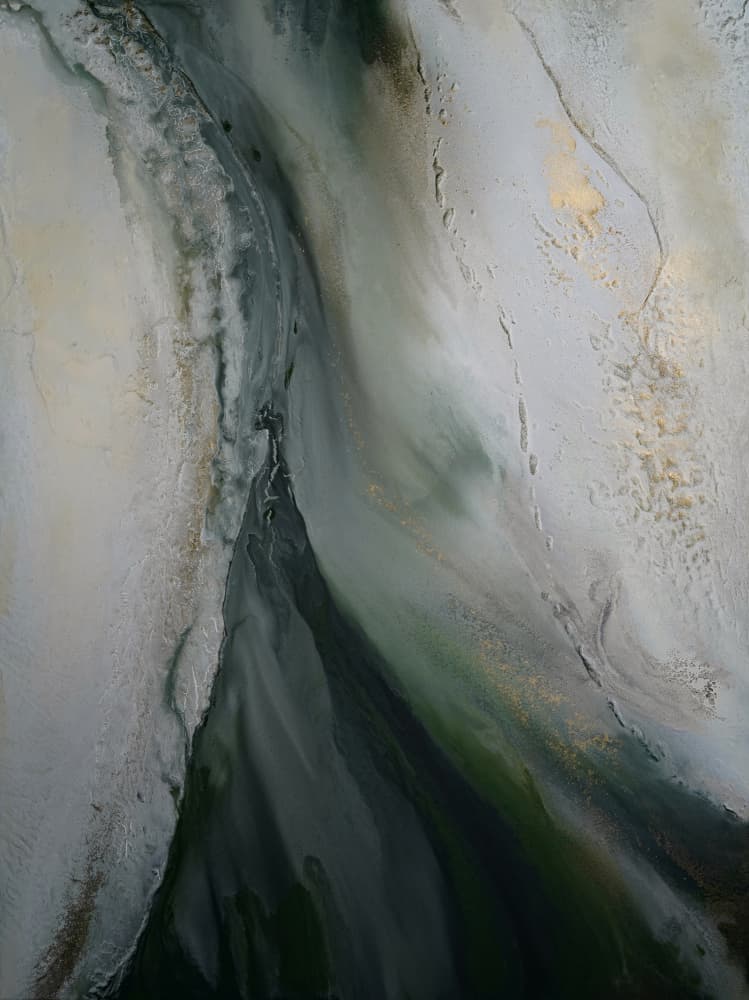 Elegant Organic Flow by Petra Meikle de Vlas — canvas wall art