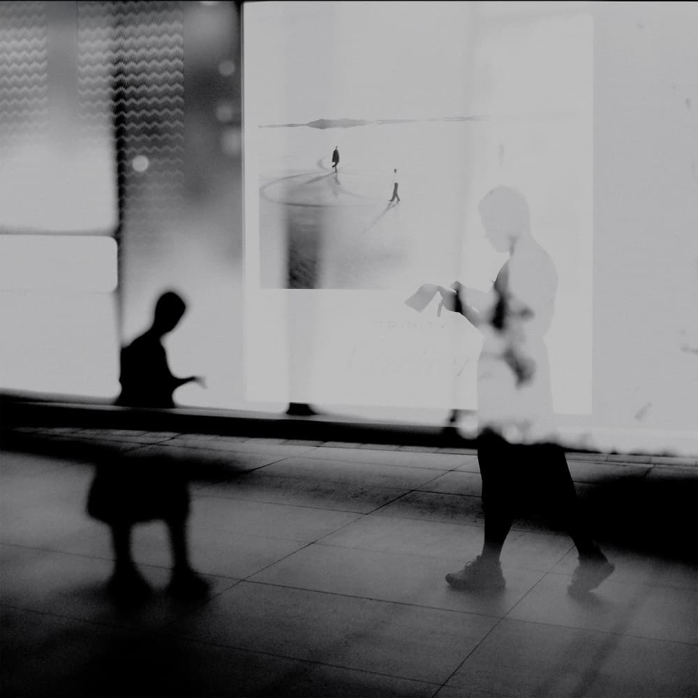 Mysterious Urban Reflections by Parole Kim — canvas wall art