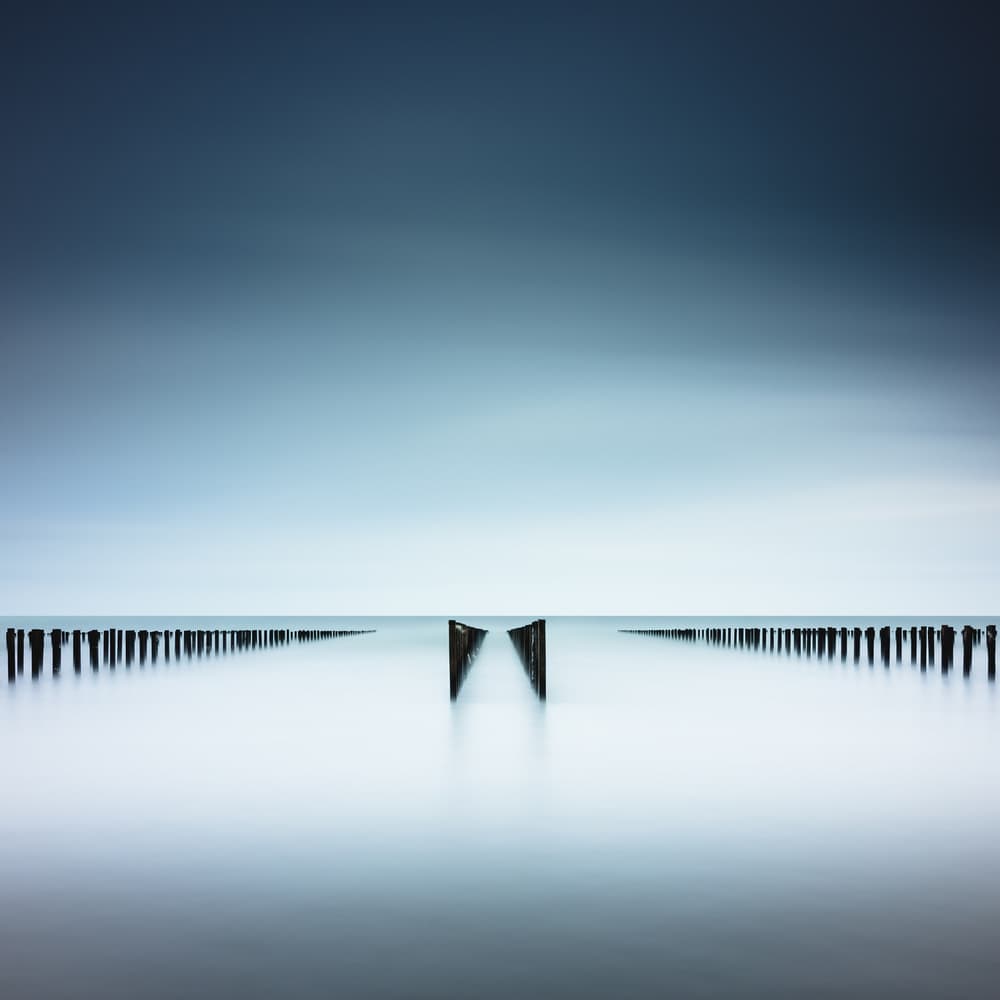 Calm Waters Horizon by Christophe Staelens — canvas wall art