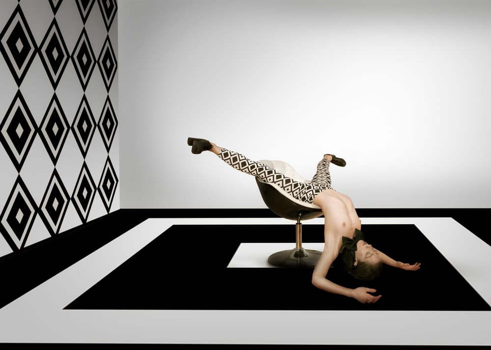 Surreal Geometric Pose by Christine von Diepenbroek — canvas wall art