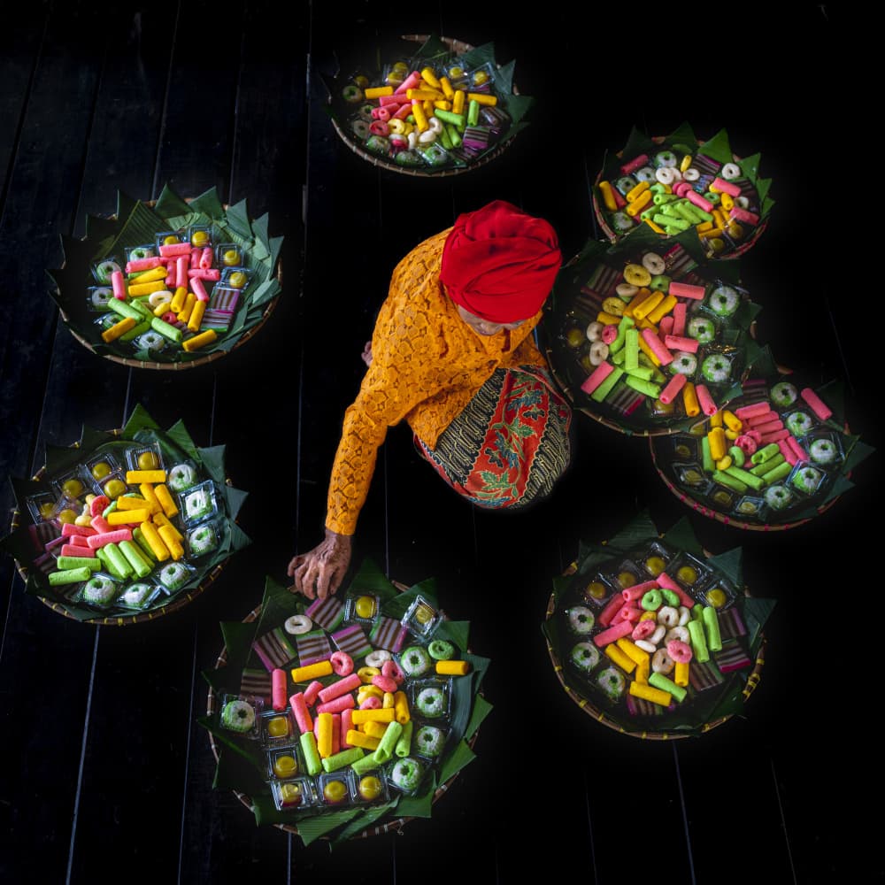 Colorful Traditional Treats by Prijasambada — canvas wall art