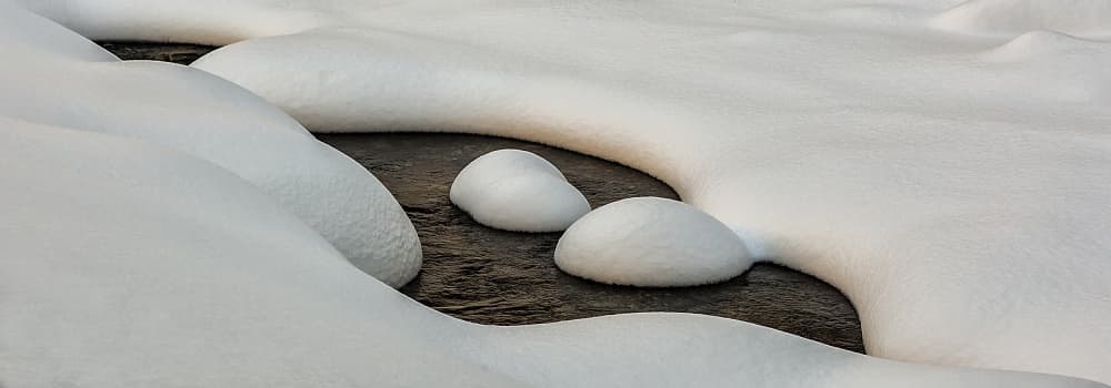 Serene Winter Flow by Doroteo Tobarra Narro — canvas wall art