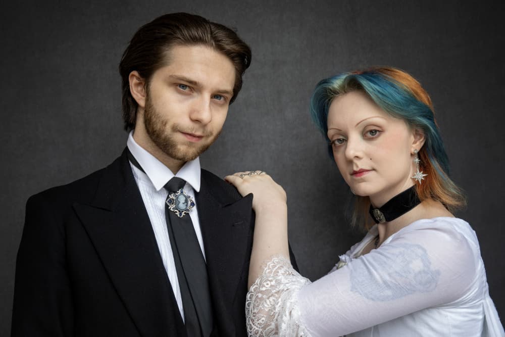 Elegant Gothic Portrait by Daniel Springgay — canvas wall art