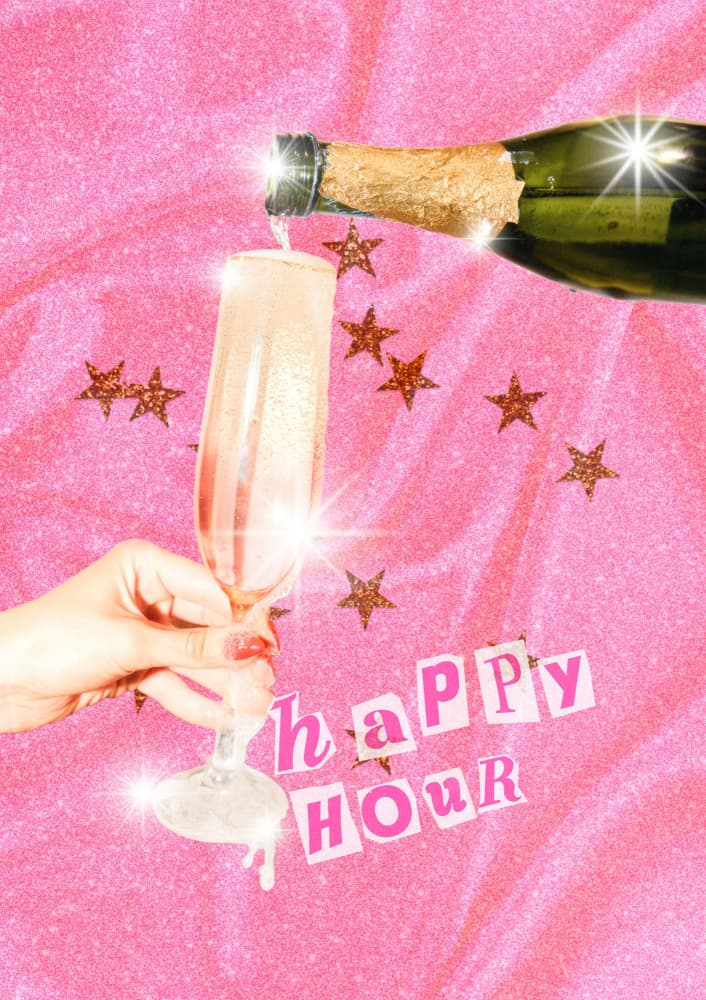 Bubbly Celebration by Athene Fritsch — canvas wall art