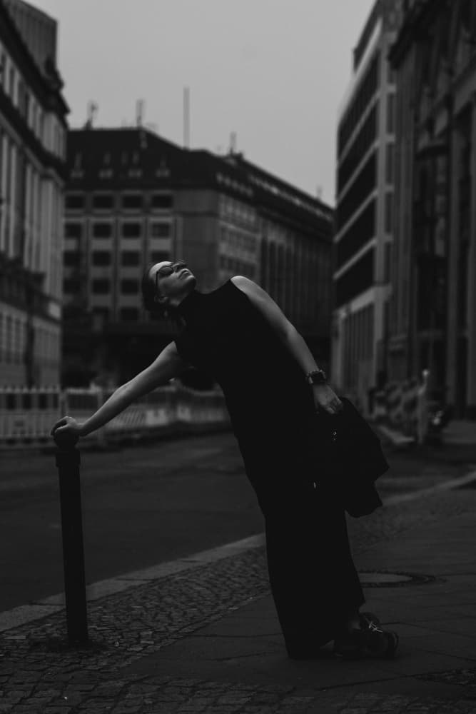 Elegant City Pose by Dmitrii Rabeev — canvas wall art