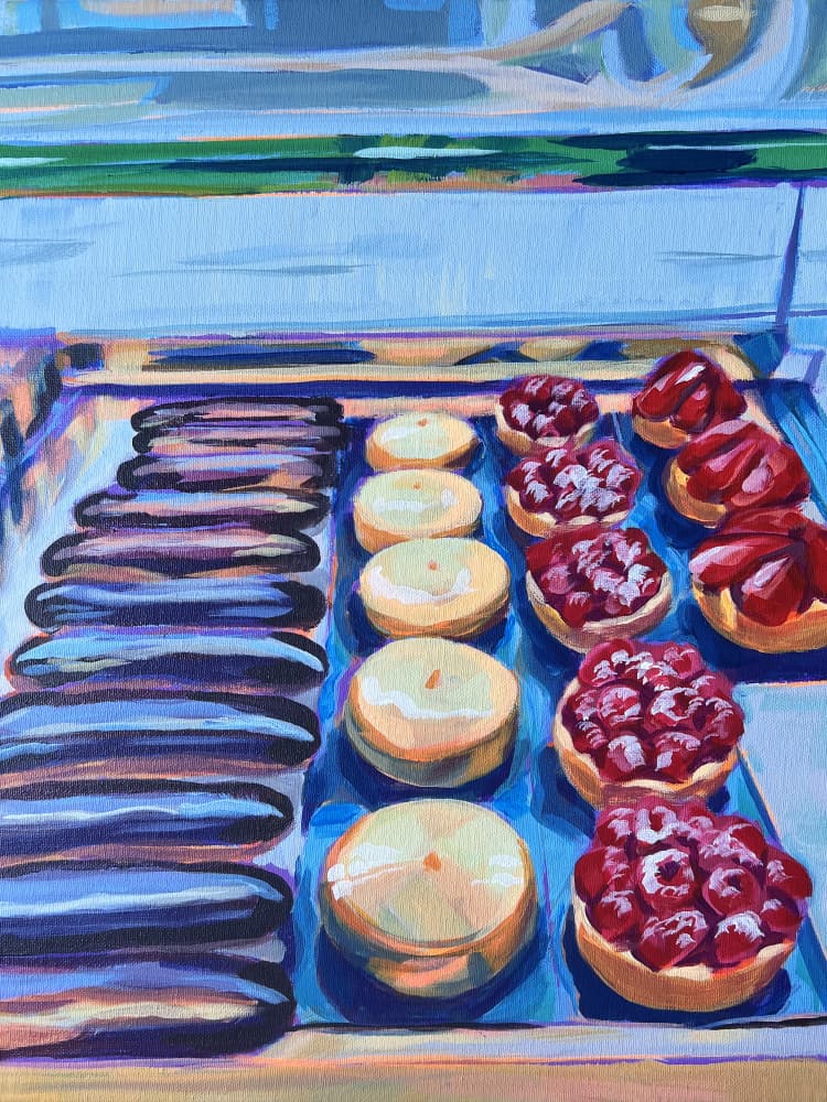 Vibrant French Pastries by Pauline Wegman | Key and Sea Creative — canvas wall art