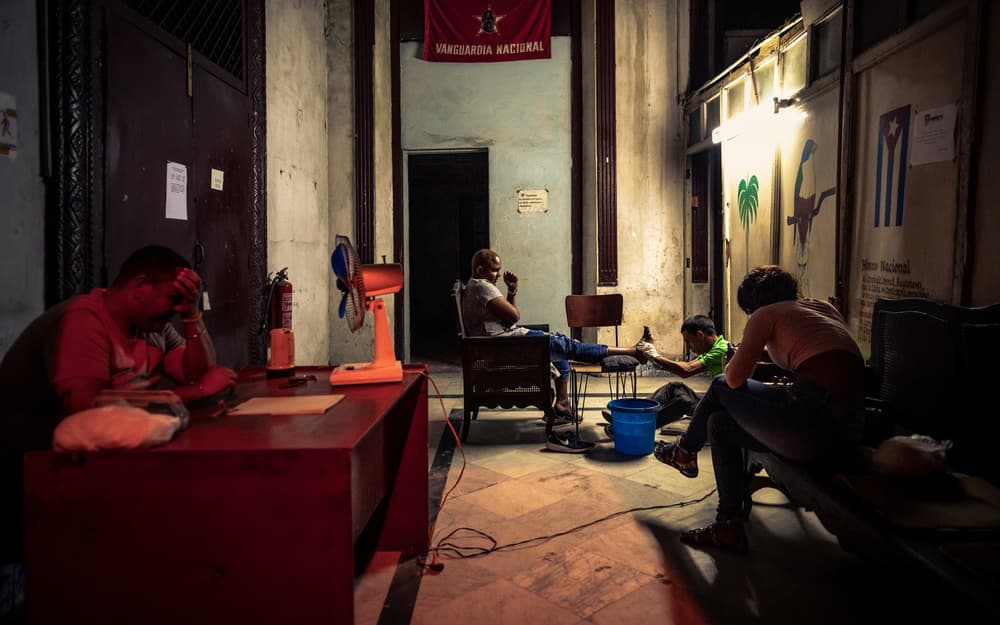 Cuban Street Life by Marco Tagliarino — canvas wall art