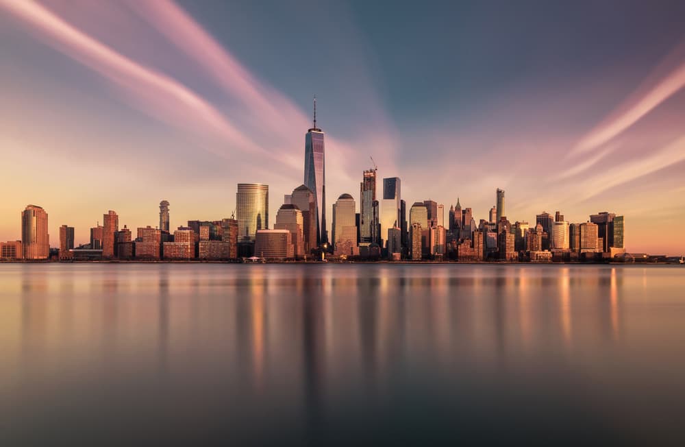New York City Skyline Serenity by Wei (David) Dai — canvas wall art