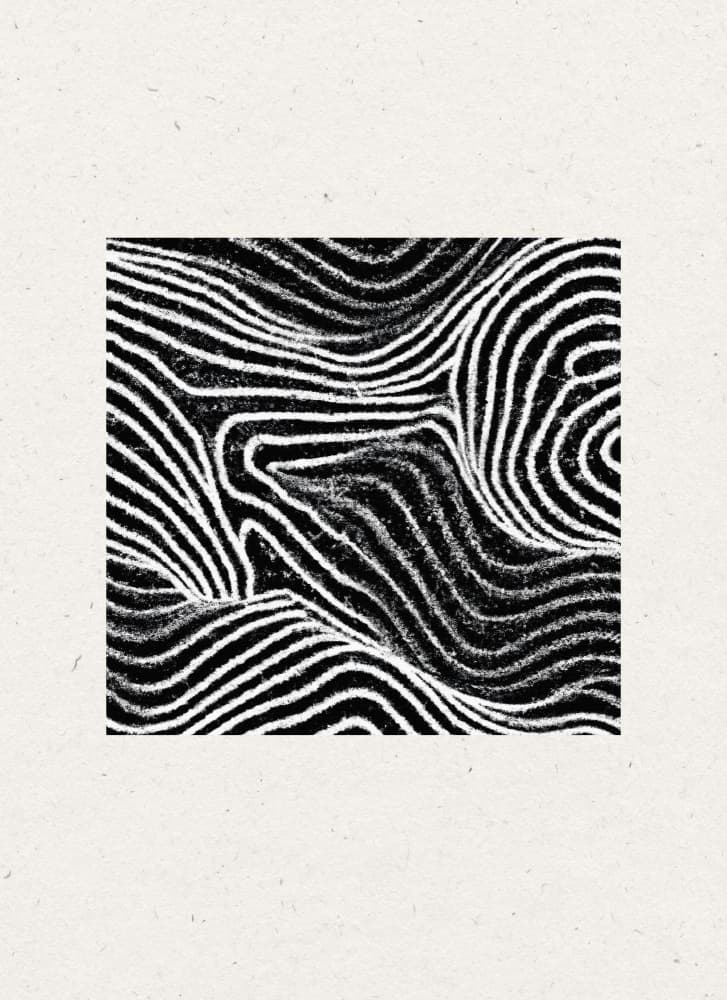 Black and White Waves by THE MIUUS STUDIO — canvas wall art