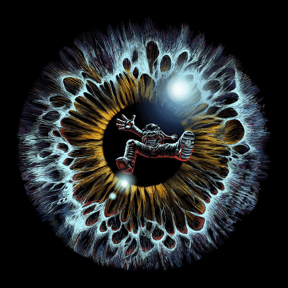 Floating in Cosmic Eye by Alirıza ÇAKIR — canvas wall art