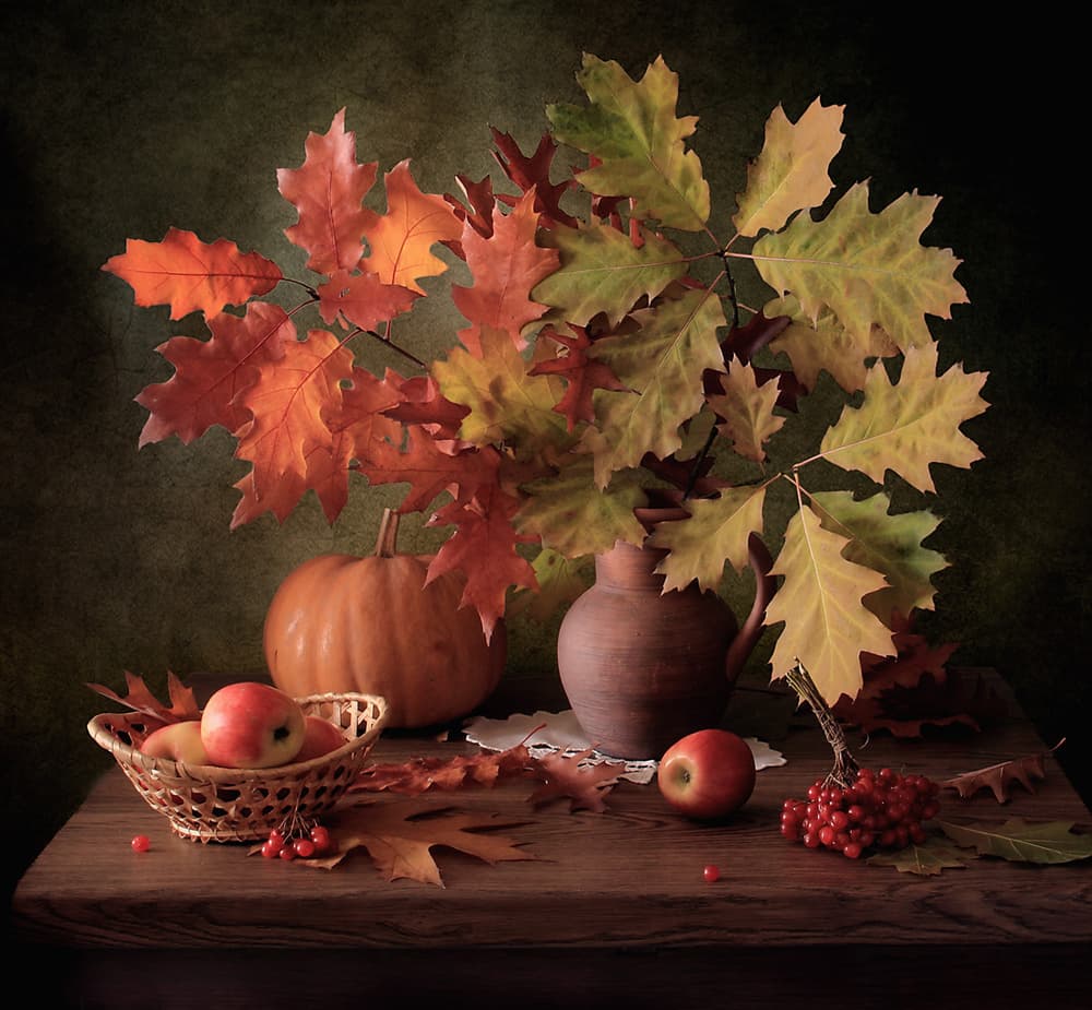 Autumn Harvest Still Life by Tatyana Skorokhod — canvas wall art
