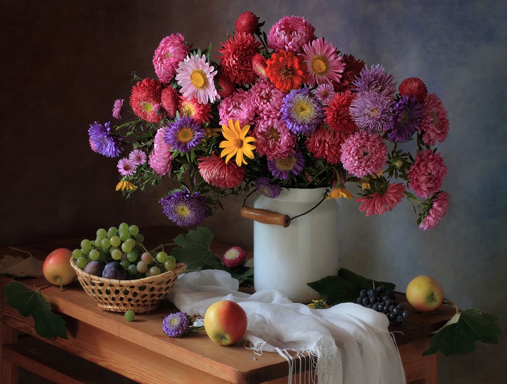 Colorful Autumn Harvest by Tatyana Skorokhod — canvas wall art