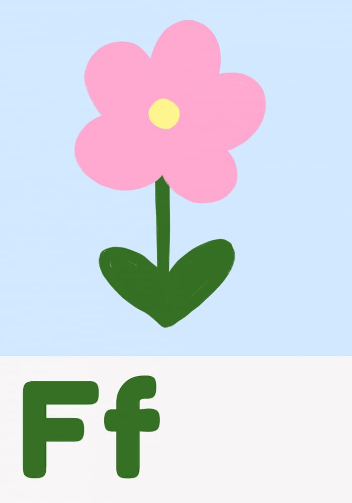 Floral Alphabet by Athene Fritsch — canvas wall art
