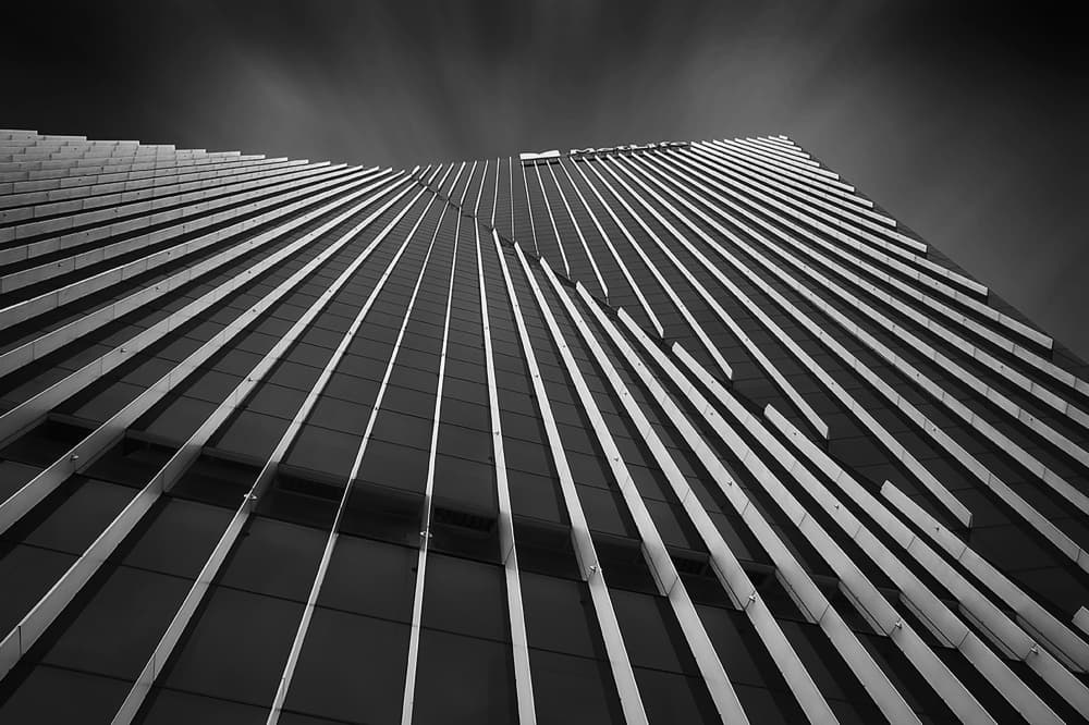 Modern Lines Skyscraper by Angel Barrera — canvas wall art