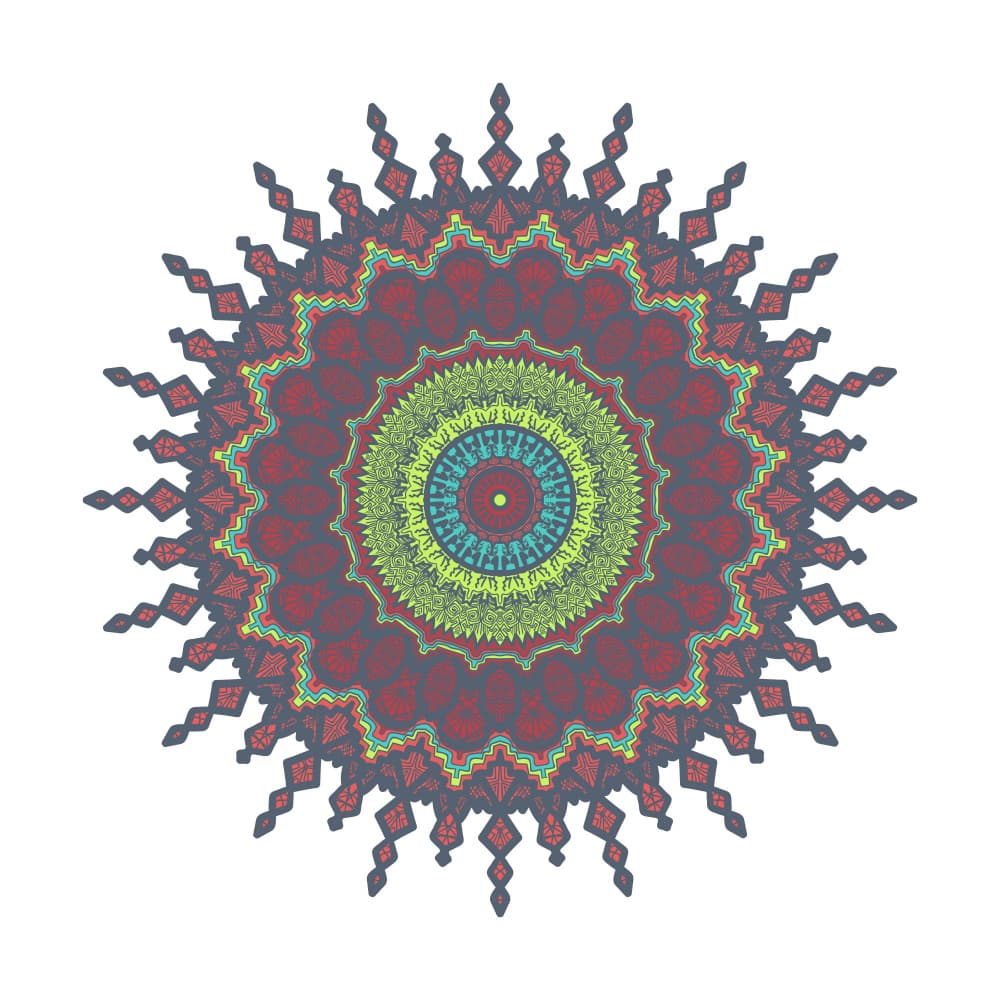 Intricate Geometric Mandala by Marika Barsrsind — canvas wall art