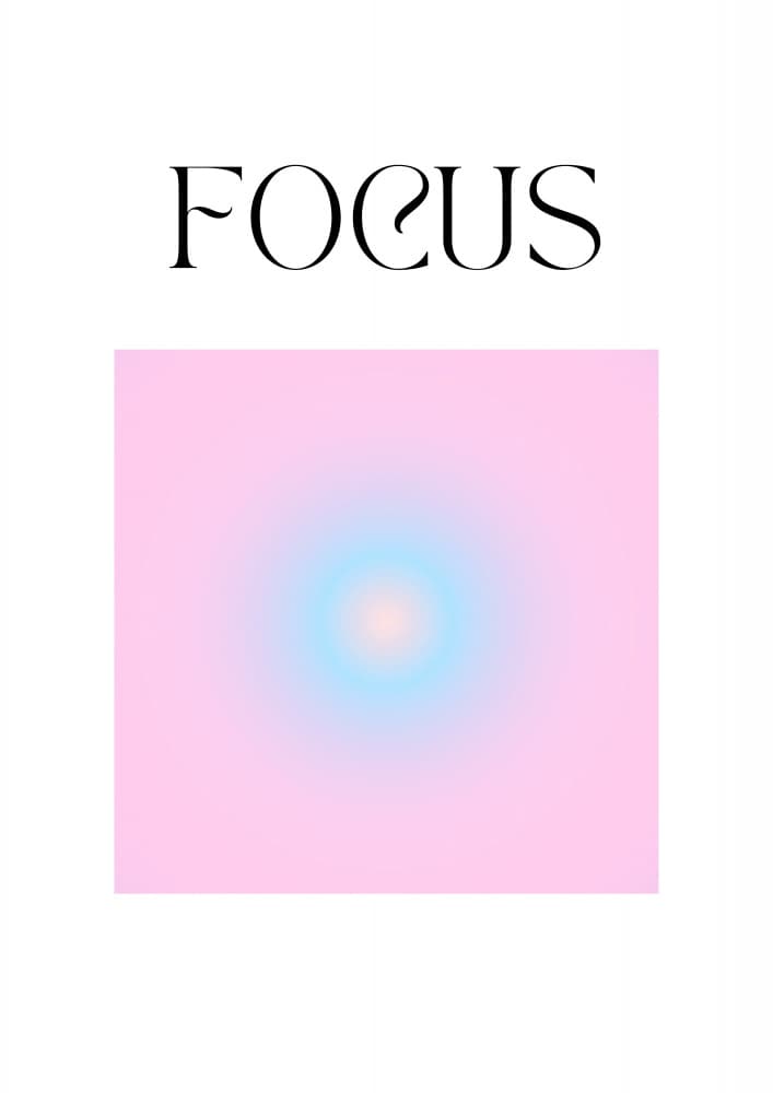 Motivational Aura Poster by Amélie — canvas wall art