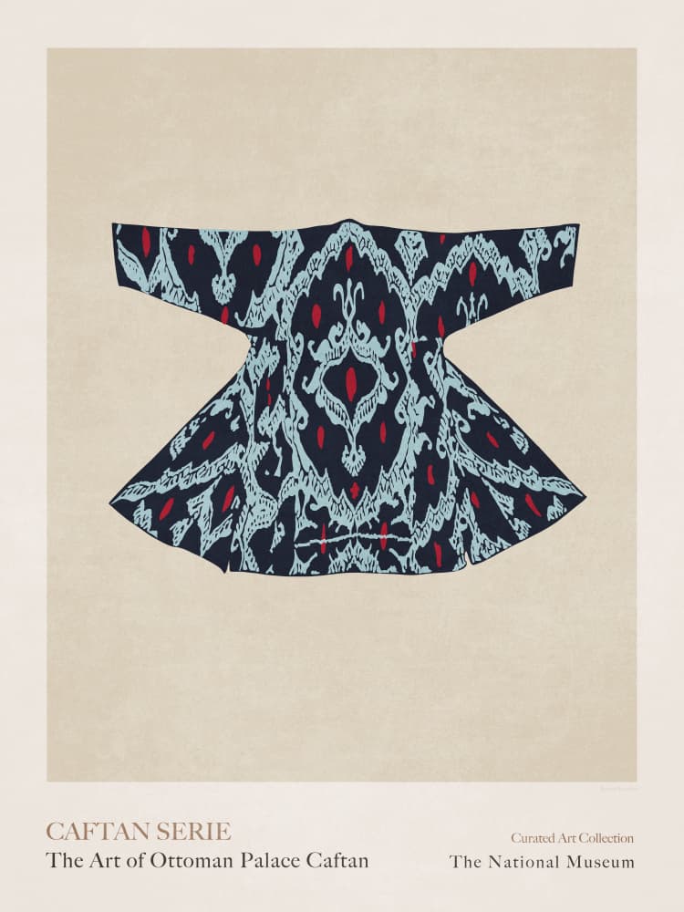 Ornate Ottoman Caftan by Emel Tunaboylu — canvas wall art