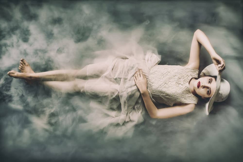 Ethereal Woman With Hat by Petr Kleiner — canvas wall art