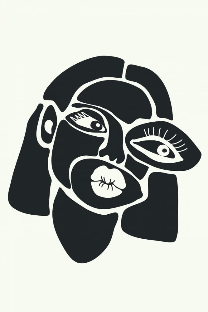 Bold Stylized Portrait by jay stanley — canvas wall art