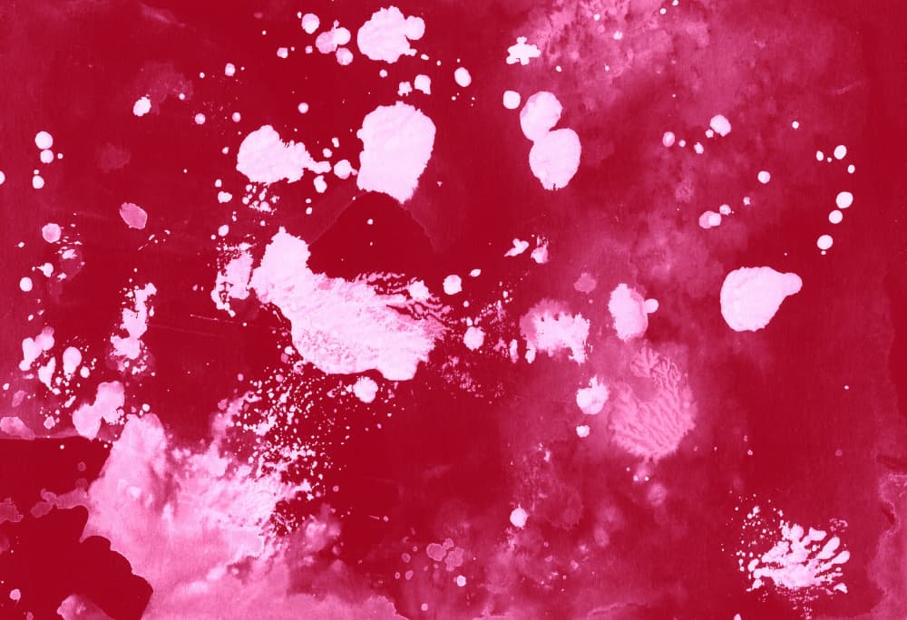 Abstract Pink Red Splatter by Santhosh ch — canvas wall art