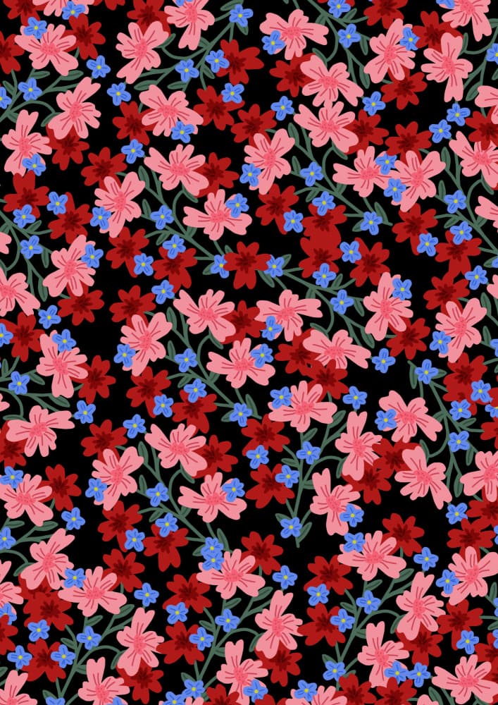 9933x14043 Din 50 Romantic Floral by Rafaela Mascaro — canvas wall art